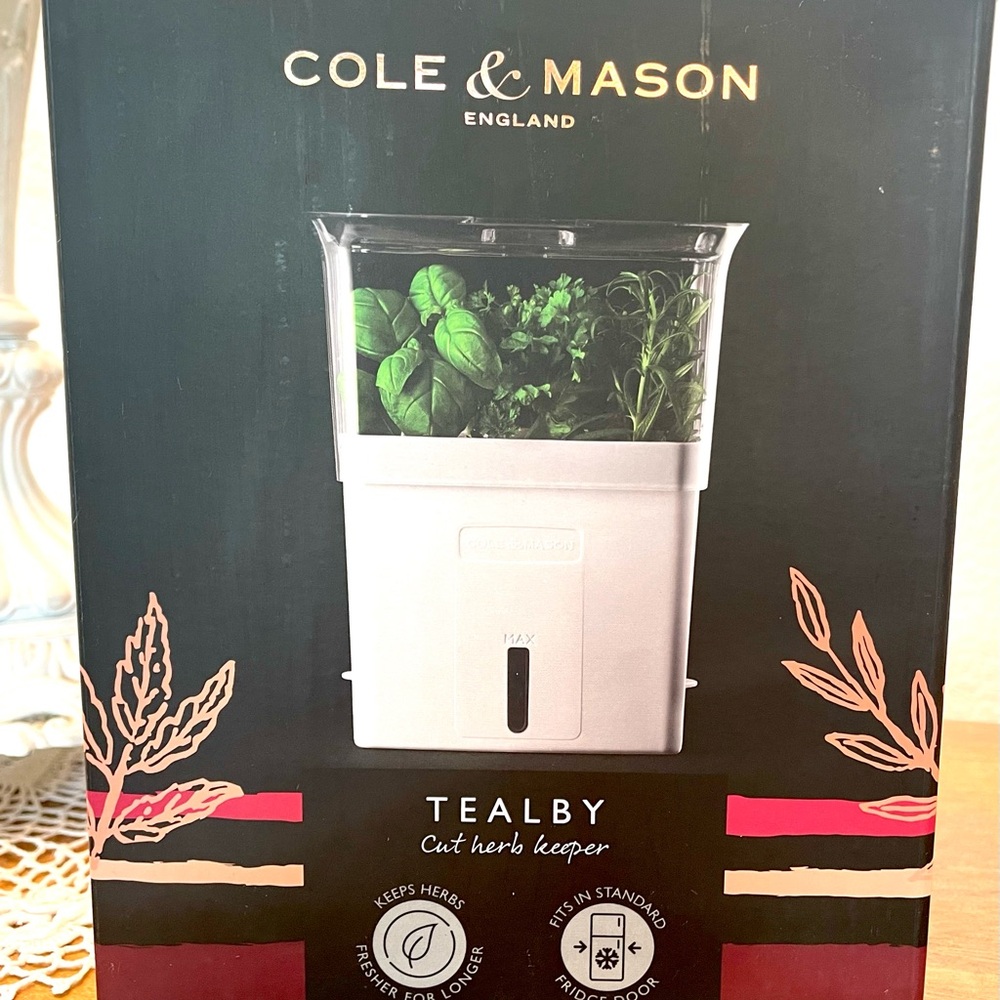 NWT Cole & Mason Fresh Herb Keeper